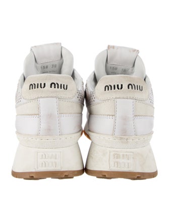 Miu Miu Leather Chunky Sneakers