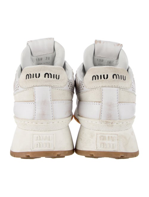 Miu Miu Leather Chunky Sneakers