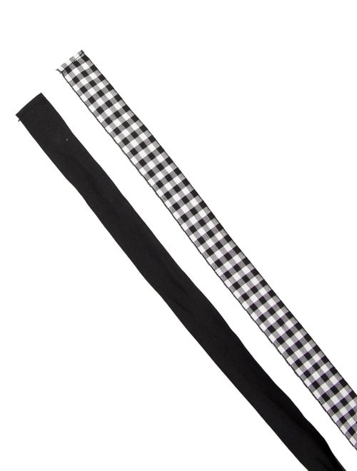 Miu Miu Satin Bow Accents Mary Jane Flats