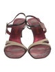 Miu Miu Leather Slingback Sandals