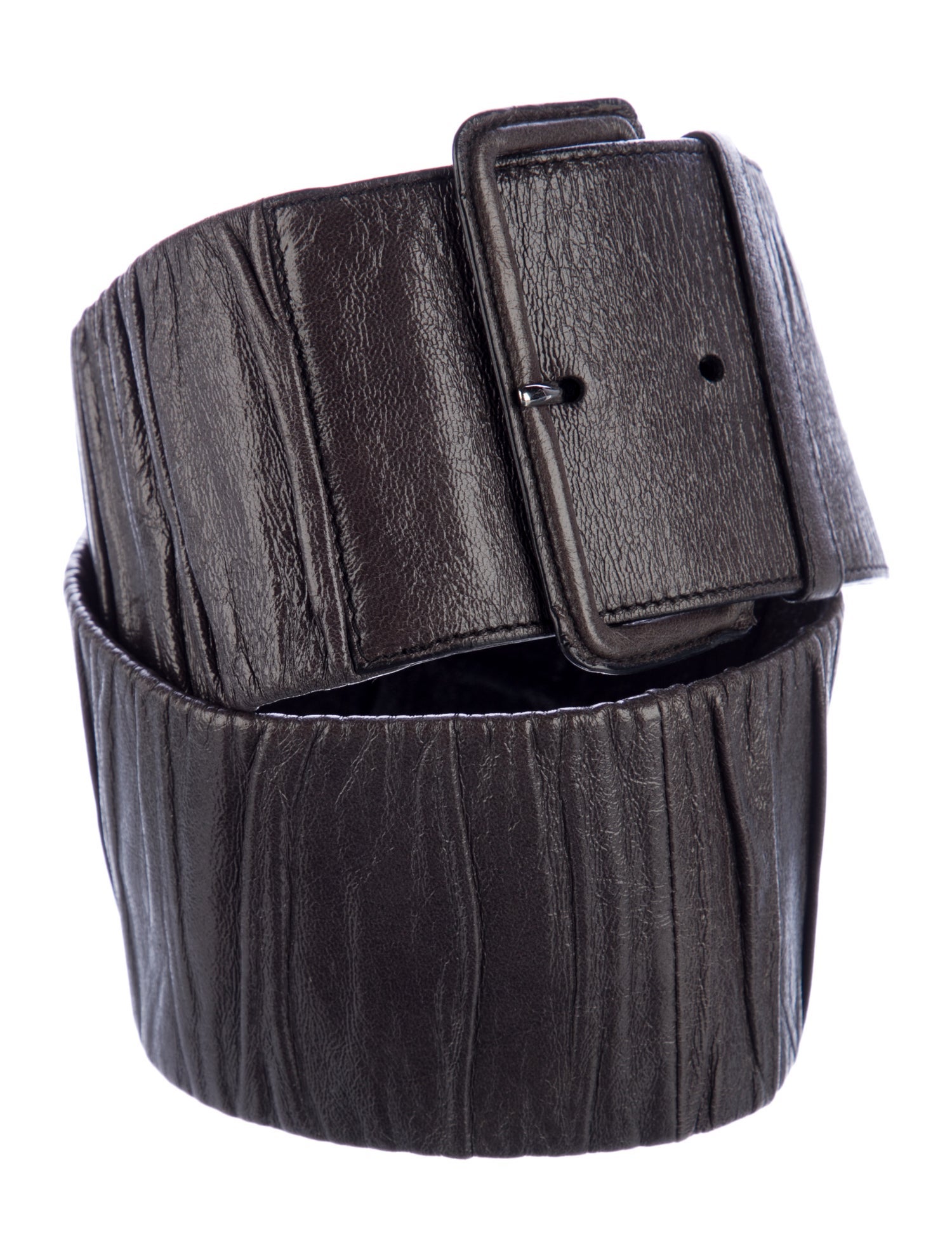 Miu Miu Wide Patent Leather Waist Belt