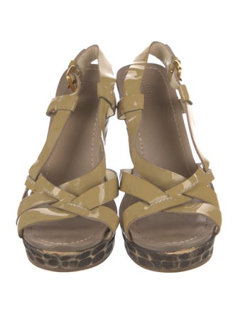 Miu Miu Patent Leather Espadrilles