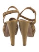 Miu Miu Leather Sandals