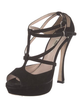 Miu Miu Suede Sandals