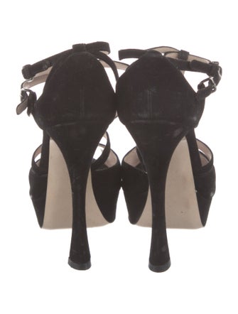 Miu Miu Suede Sandals