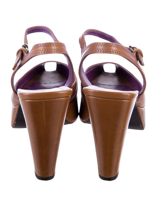 Miu Miu Leather Slingback Pumps