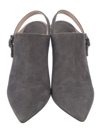 Miu Miu Suede Slingback Pumps