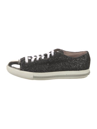 Miu Miu Glitter Sneakers