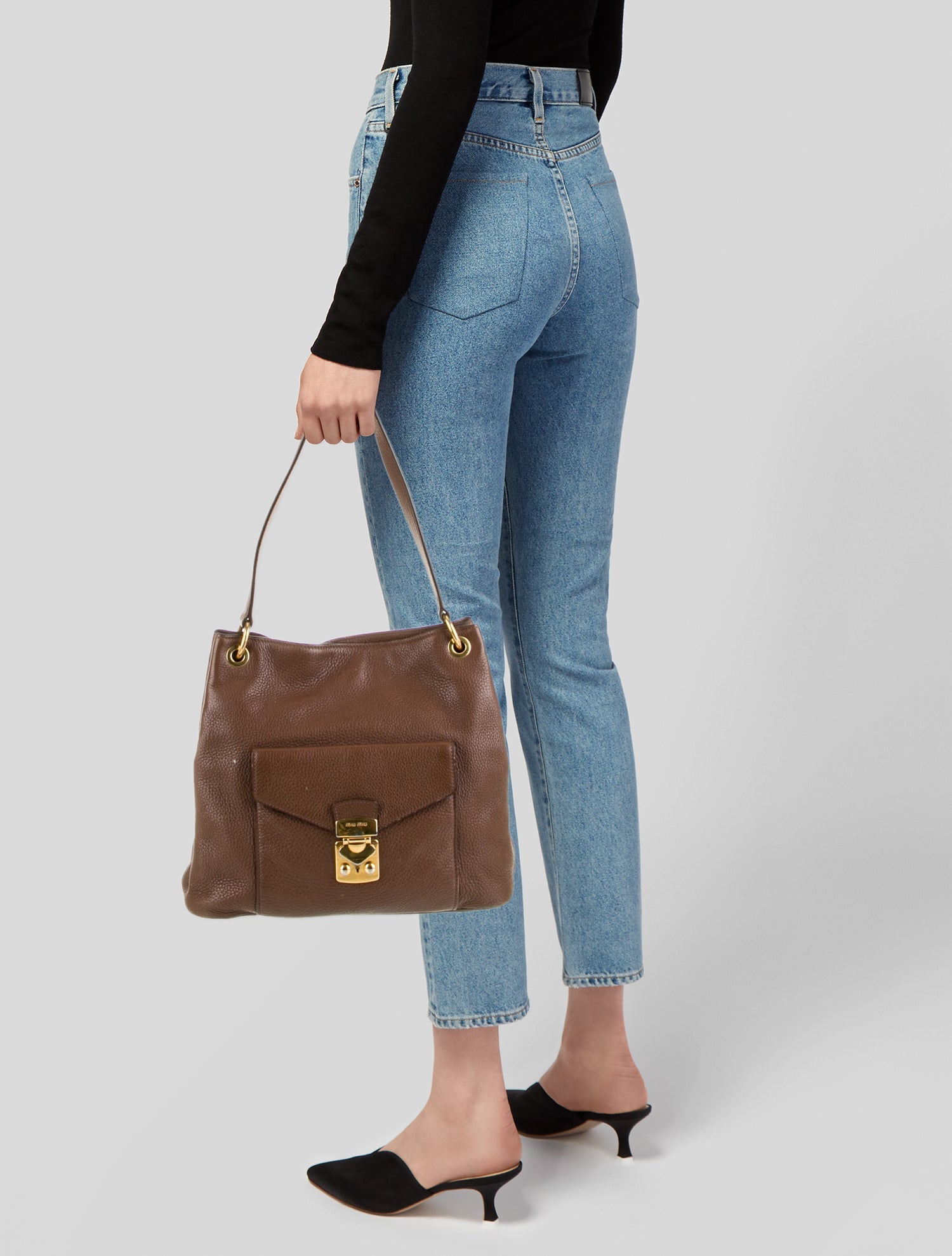 Miu Miu Leather Shoulder Bag