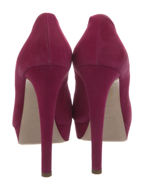 Miu Miu Suede Glitter Accents Pumps