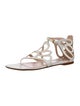 Miu Miu Leather Gladiator Sandals