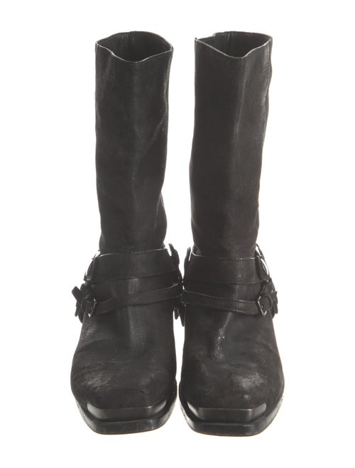 Miu Miu Suede Moto Boots