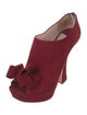 Miu Miu Suede Bow Accents Pumps