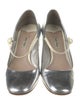Miu Miu Leather Crystal Embellishments Pumps