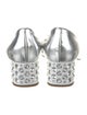 Miu Miu Leather Crystal Embellishments Pumps