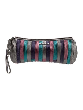 Miu Miu Leather Clutch