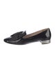 Miu Miu Patent Leather Bow Accents Loafers