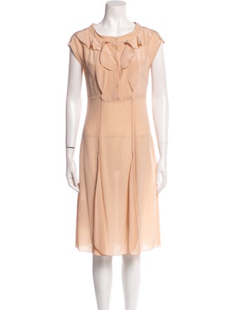 Miu Miu Late 2000's - Early 2010's Knee-Length Dress