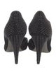 Miu Miu Suede Studded Accents D'Orsay Pumps