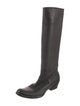 Miu Miu Leather Riding Boots