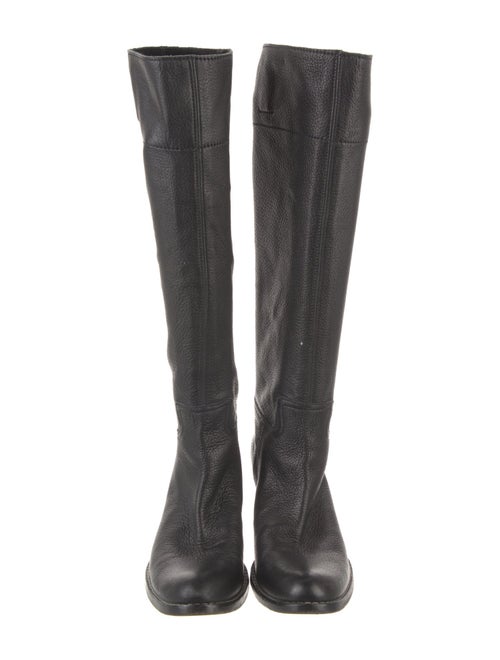 Miu Miu Leather Riding Boots