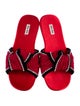 Miu Miu Crystal Embellishments Slides