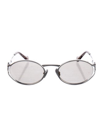 Miu Miu Round Mirrored Sunglasses