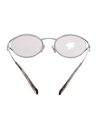 Miu Miu Round Mirrored Sunglasses