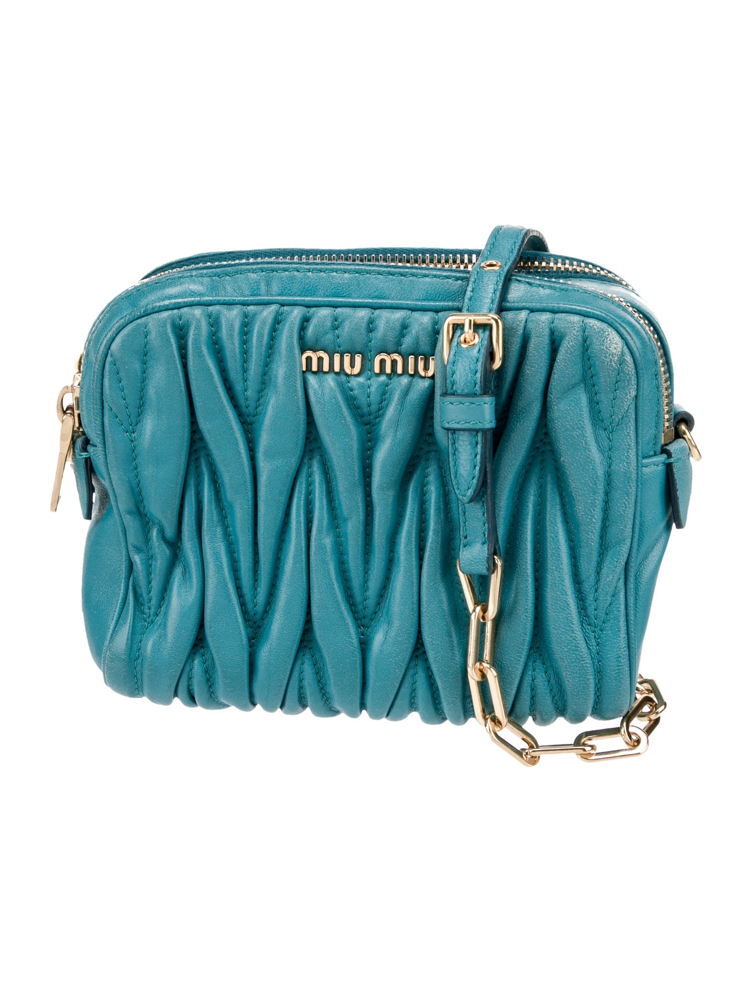 Miu Miu Leather Crossbody Bag