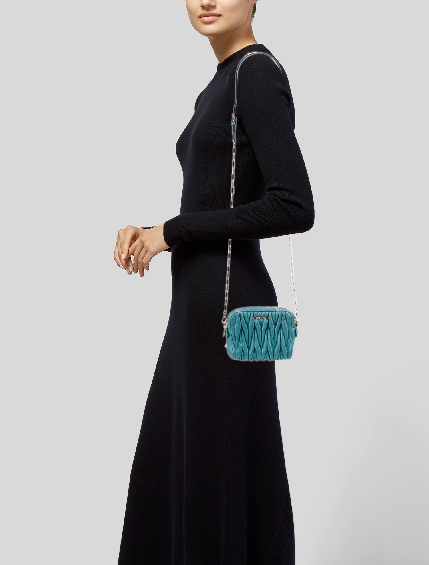 Miu Miu Leather Crossbody Bag