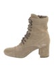 Miu Miu Suede Lace-Up Boots