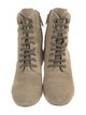 Miu Miu Suede Lace-Up Boots