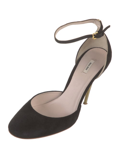 Miu Miu Suede D'Orsay Pumps