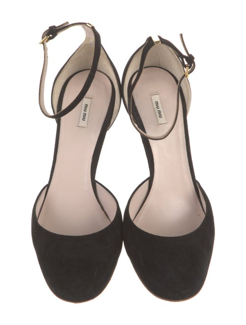 Miu Miu Suede D'Orsay Pumps