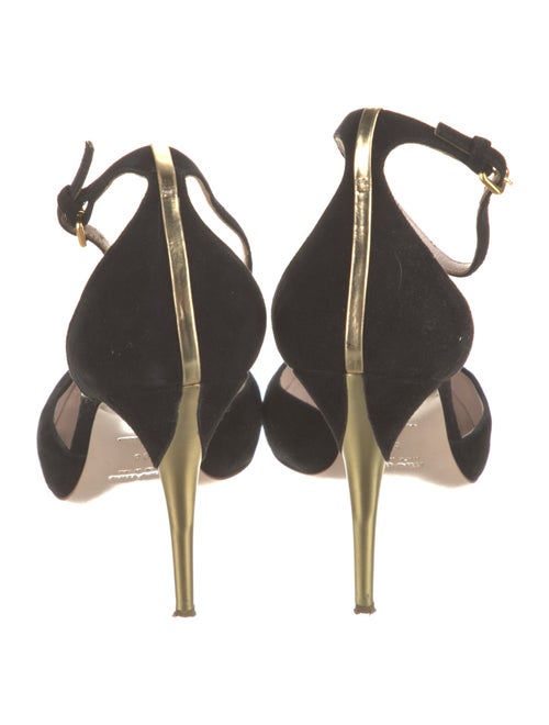 Miu Miu Suede D'Orsay Pumps