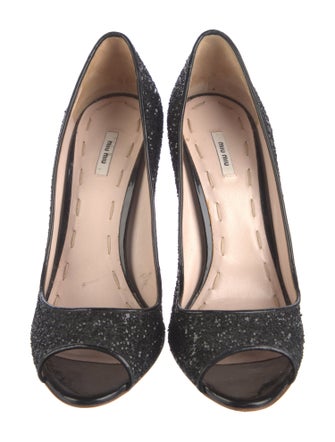 Miu Miu Glitter Pumps
