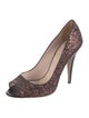 Miu Miu Glitter Sequin Embellishments Pumps