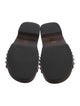 Miu Miu Leather Studded Accents Slides