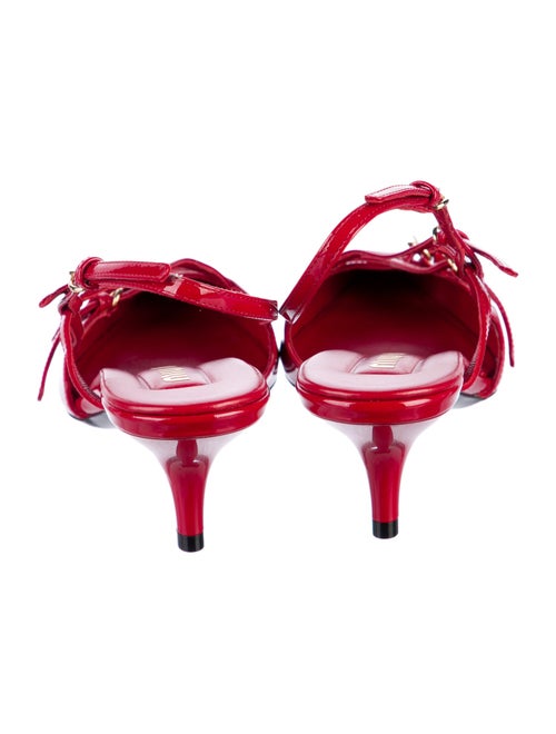 Miu Miu Patent Leather Slingback Pumps