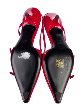 Miu Miu Patent Leather Slingback Pumps
