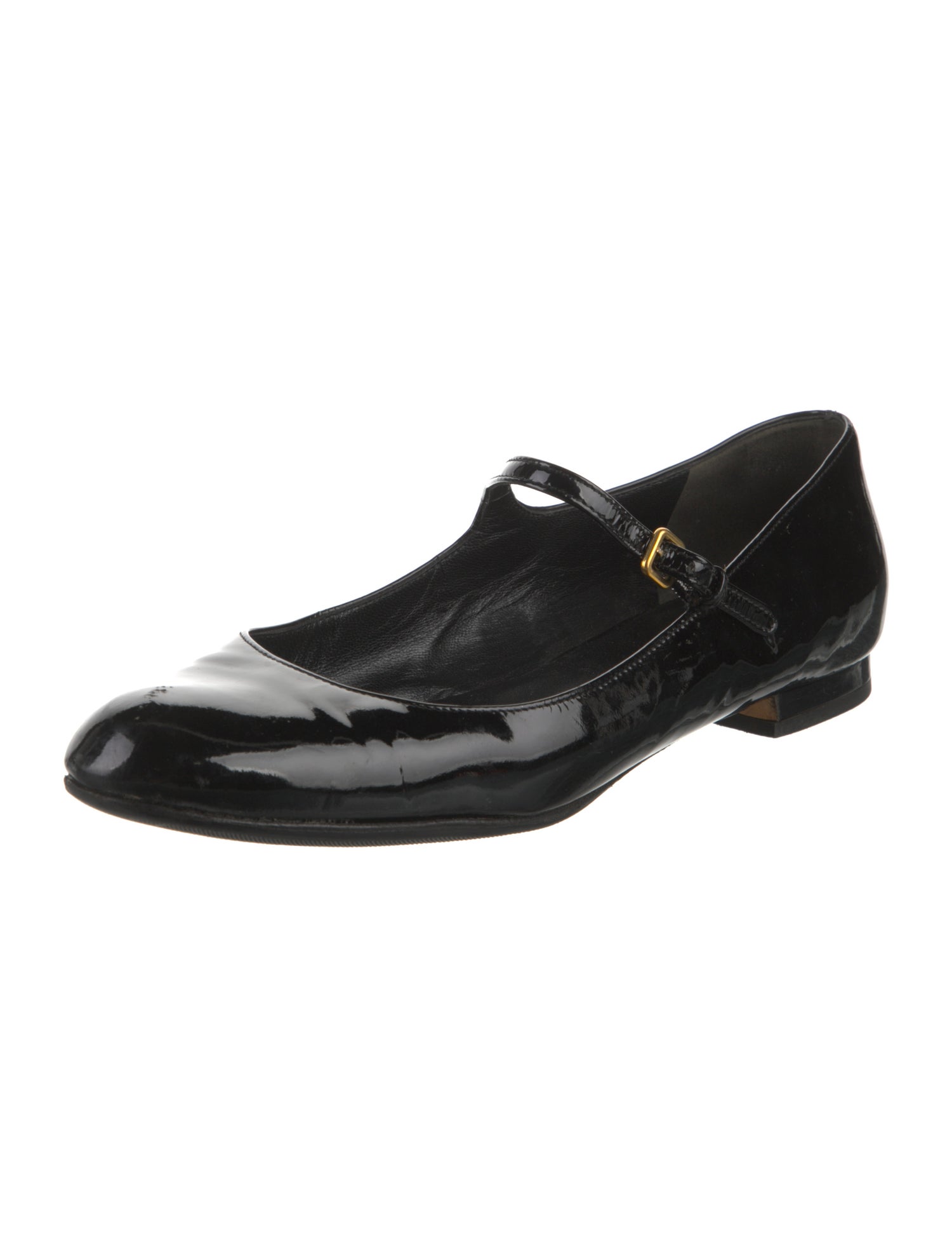 Miu Miu Patent Leather Mary Jane Flats