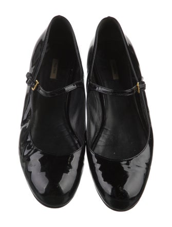 Miu Miu Patent Leather Mary Jane Flats