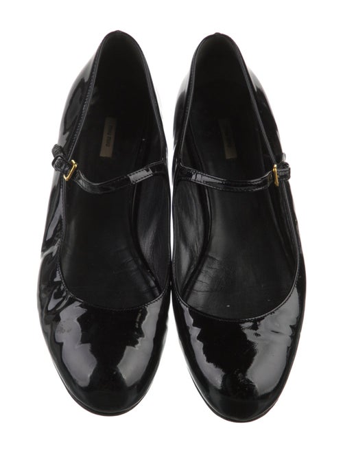 Miu Miu Patent Leather Mary Jane Flats