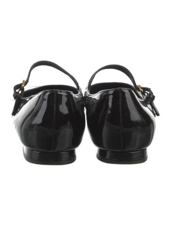 Miu Miu Patent Leather Mary Jane Flats