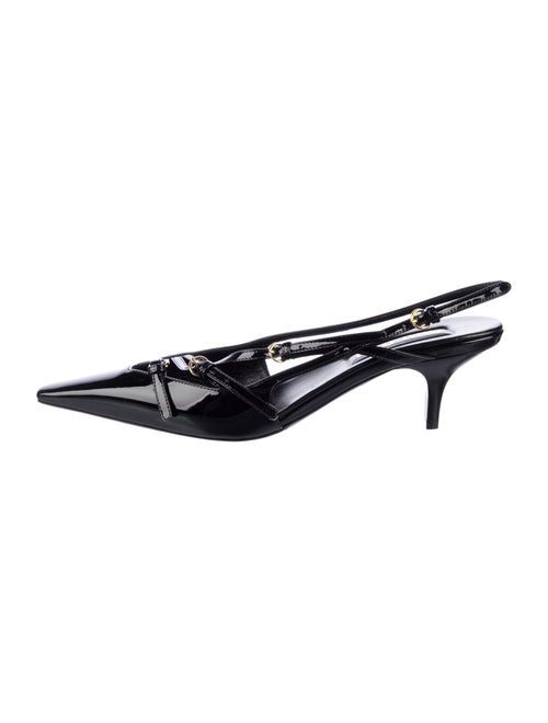 Miu Miu Patent Leather Slingback Pumps