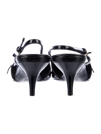 Miu Miu Patent Leather Slingback Pumps