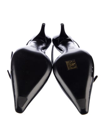 Miu Miu Patent Leather Slingback Pumps