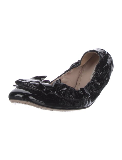 Miu Miu Patent Leather Ballet Flats