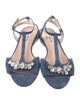 Miu Miu Denim T-Strap Sandals