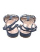 Miu Miu Denim T-Strap Sandals